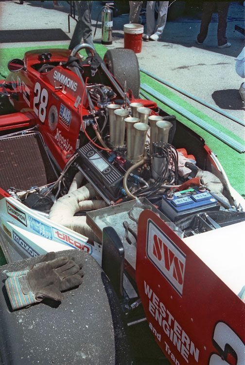 Chevy V8 engine Indy race car