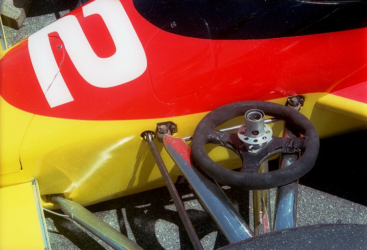 Indy car suspension detail