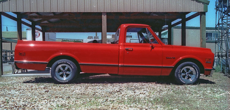 1967 Chevy Fleetside pickup truck
