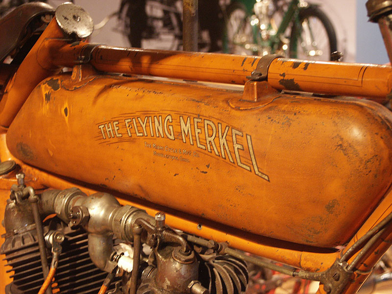 Flying Merkel motorcycle