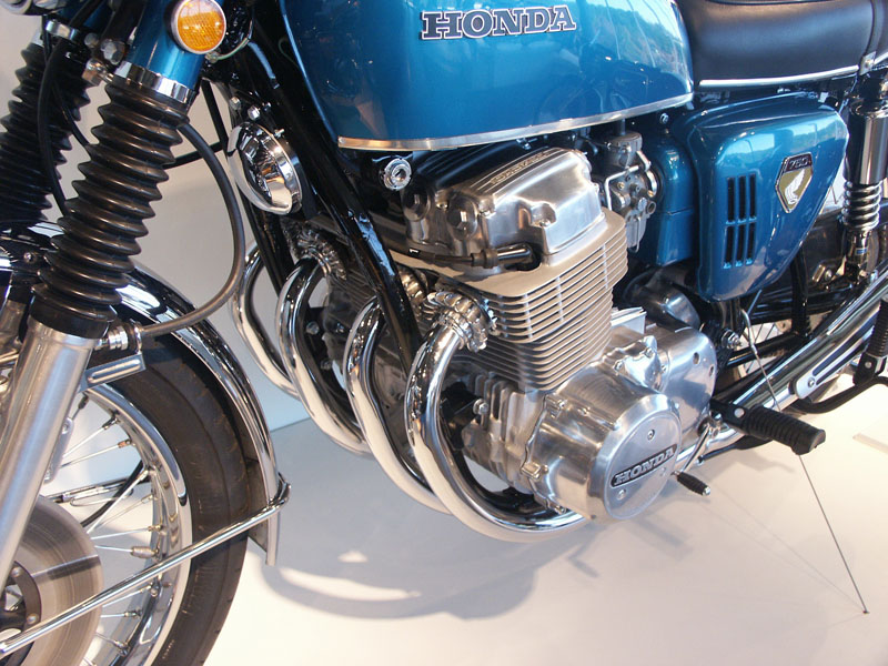 1969 Honda CB 750 Four motorcycle engine