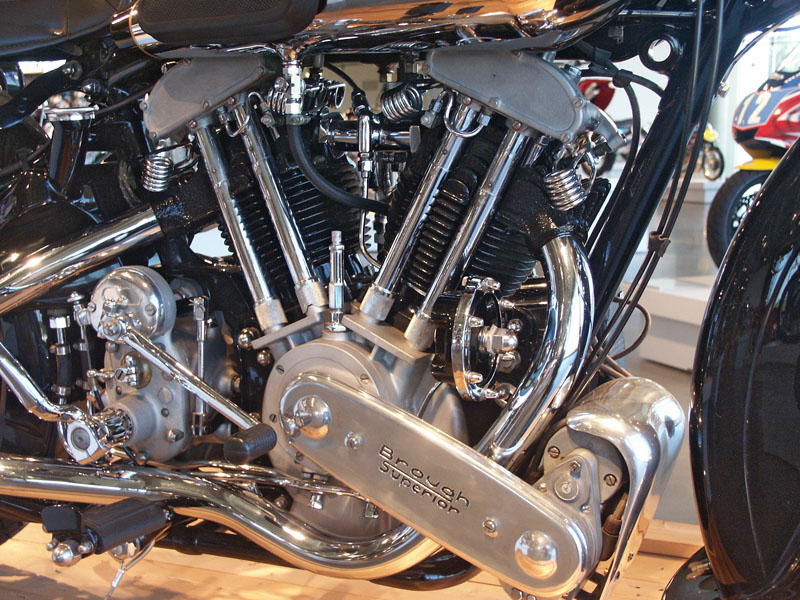1938 Brough-Superior SS100 motorcycle engine