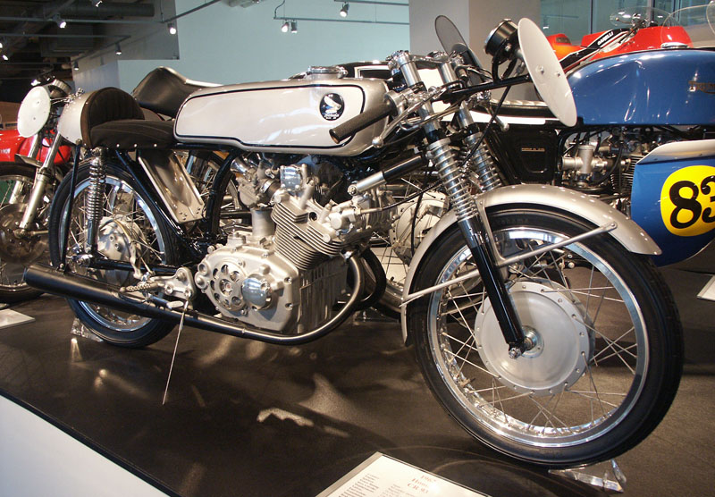 1962 Honda CR93 racing motorcycle