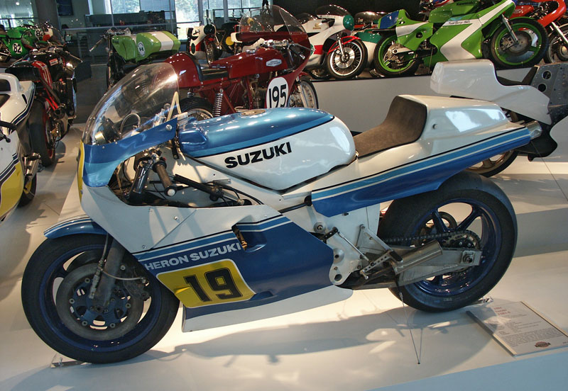 1984 Suzuki TSR1-0 monocoque chassis motorcycle