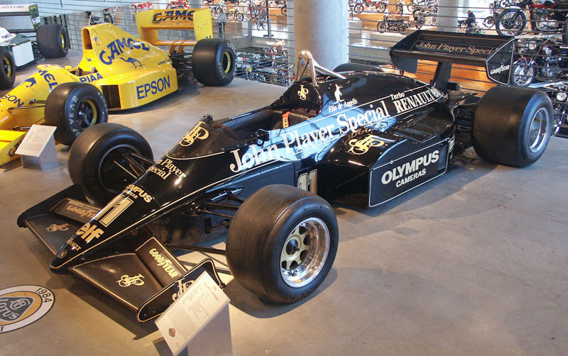 Elio de Angelis 1984 Lotus 95T-Renault F1 racing car