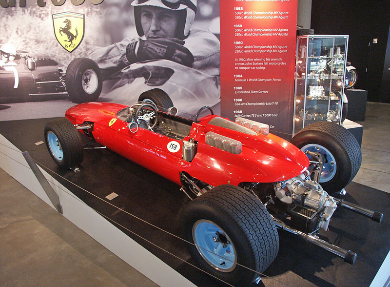 John Surtees 1964 Ferrari 158 racing car