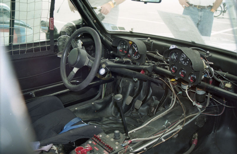 BMW 320i Turbo race car interior