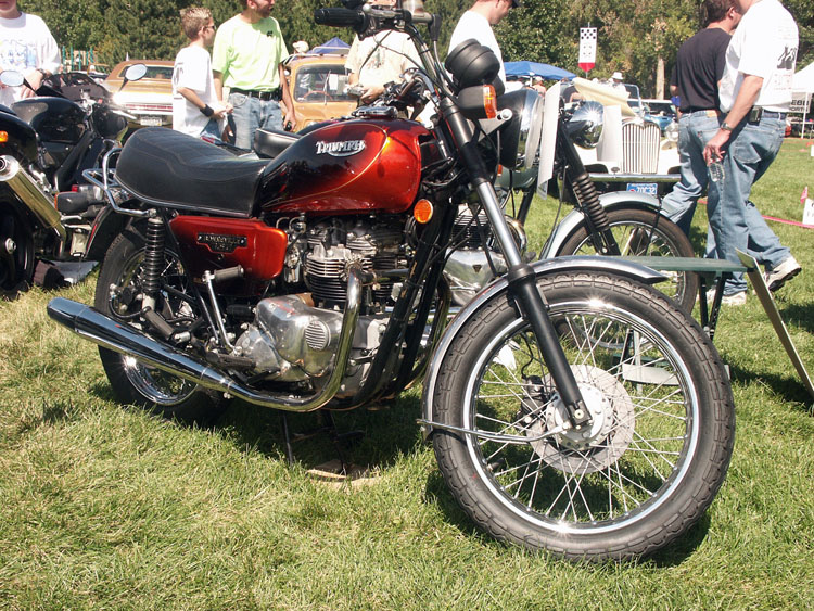 Triumph Bonneville vintage motorcycle