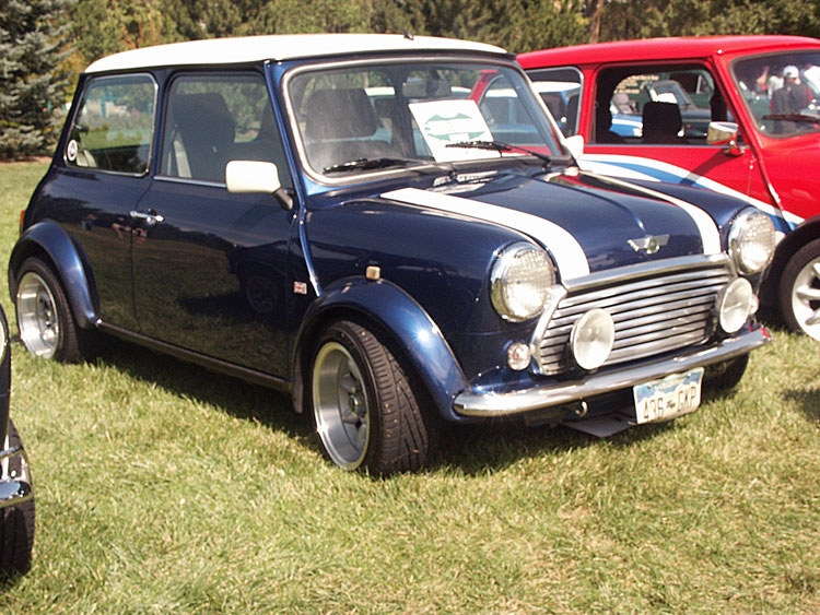 Mini Cooper vintage sports car