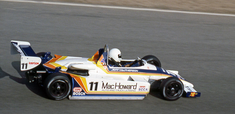 Jeff MacPherson Ralt RT5 Formula Super Vee race car