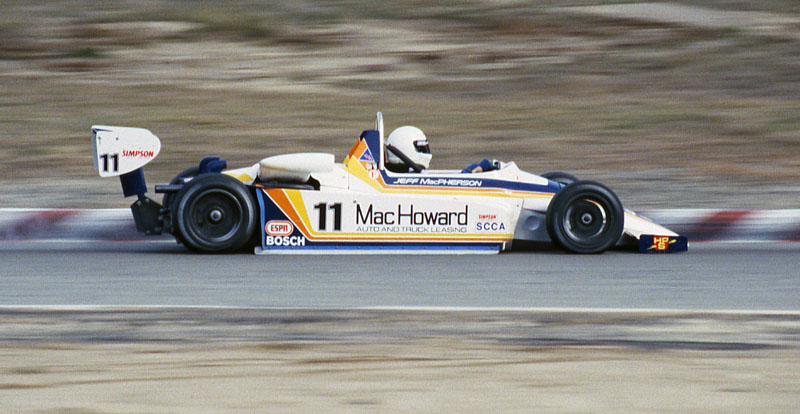 Jeff MacPherson Ralt RT5 Formula Super Vee race car