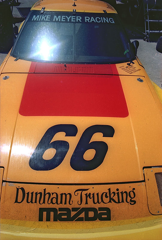 Jack Dunham Mazda RX-7 race car