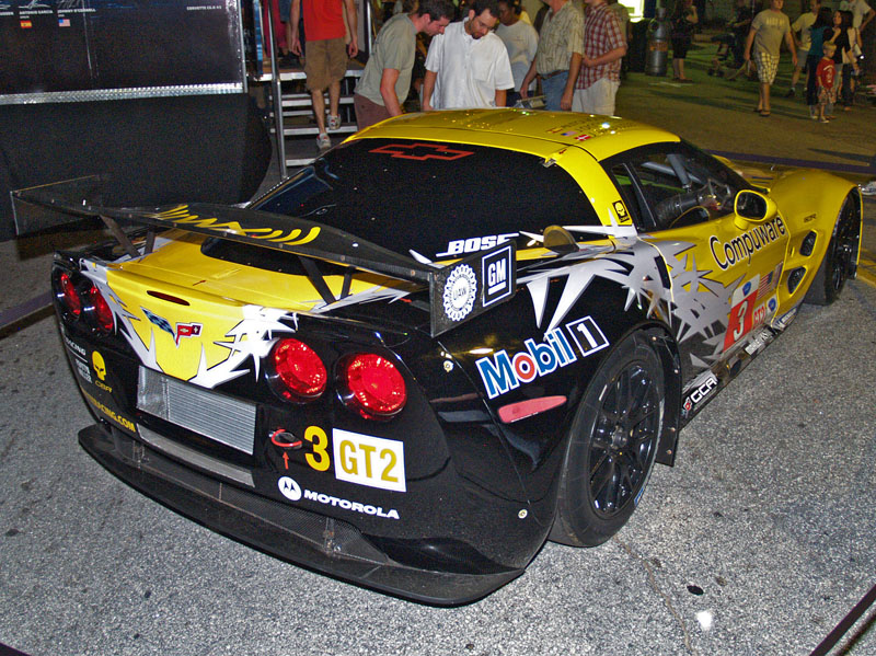 Chevy Corvette C6R American Le Mans Series racing car