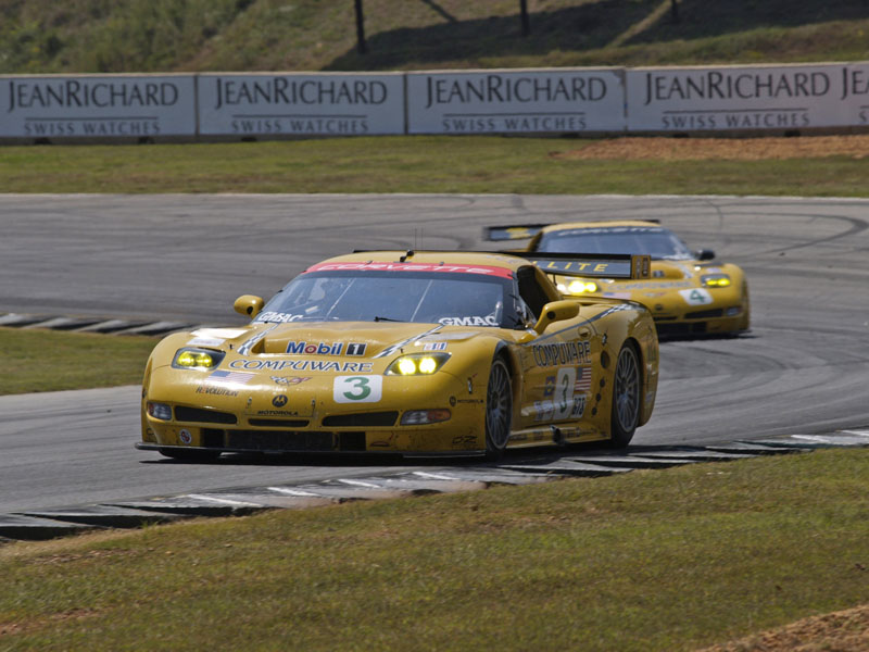 Ron Fellows Johnny OConnell Max Papis Chevrolet Corvette C5-R race car