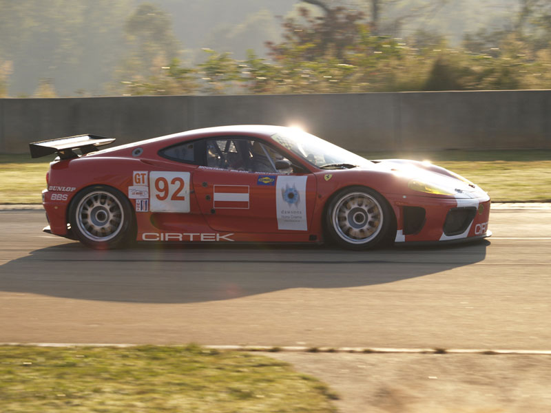 Andrea Montermini Ferrari 360 GTC race car