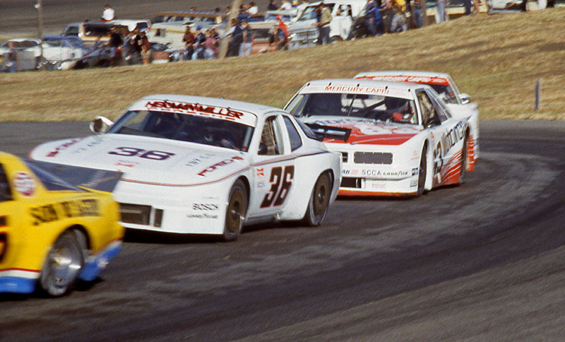 Paul Miller Porsche 924 Mercury Capri Greg Pickett Willy T. Ribbs SCCA Trans-Am race