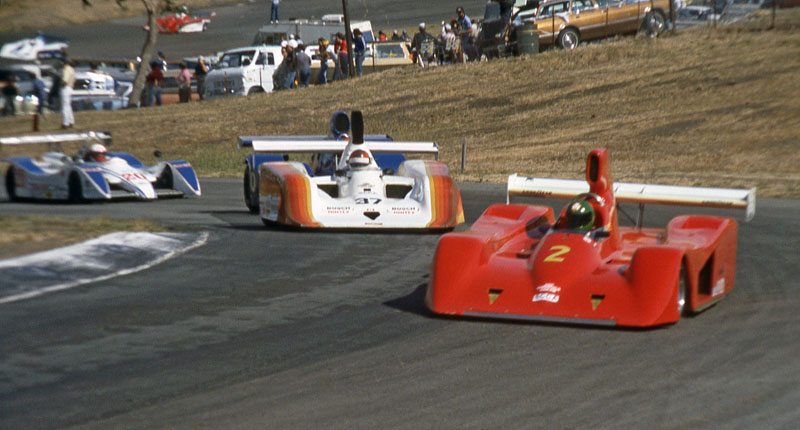 Michael Roe Horst Kroll Jim Crawford SCCA Can-Am auto race