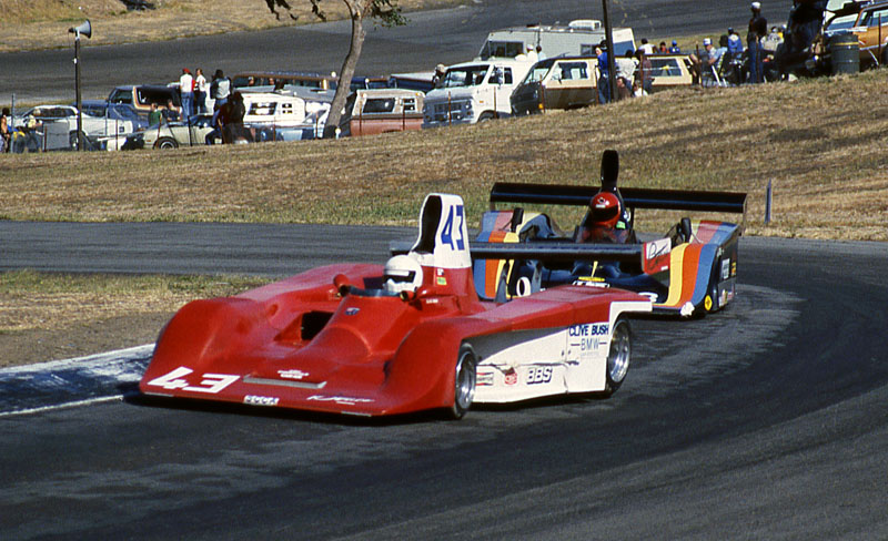 Clive Bush Frissbee Conquest B2 Steve Foster Can-Am race cars