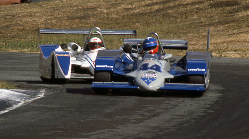 Kim Campbell Juan-Manuel Fangio II Can-Am auto race