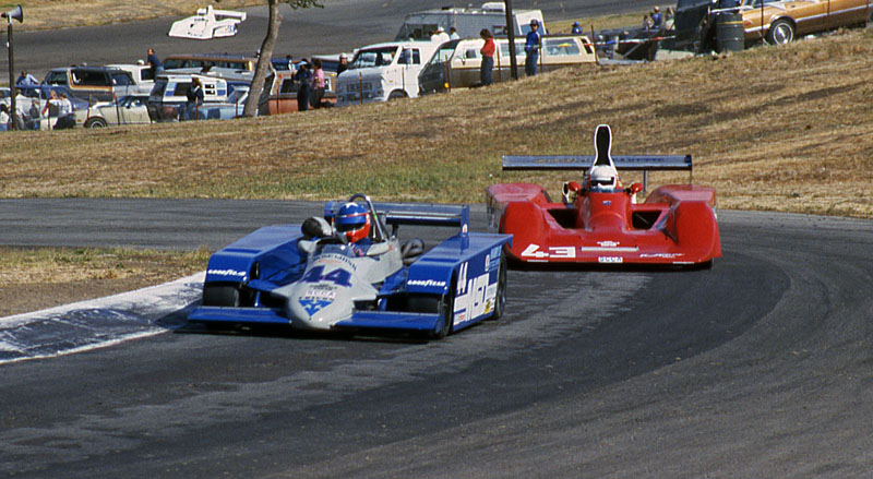 Kim Campbell Clive Bush Can-Am auto race