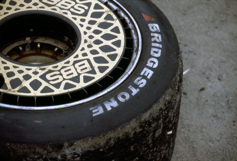 Bridgestone racing tire BBS wheel