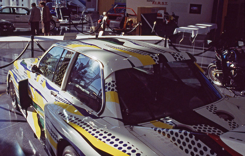 Roy Lichtenstein BMW 320i Turbo race car art